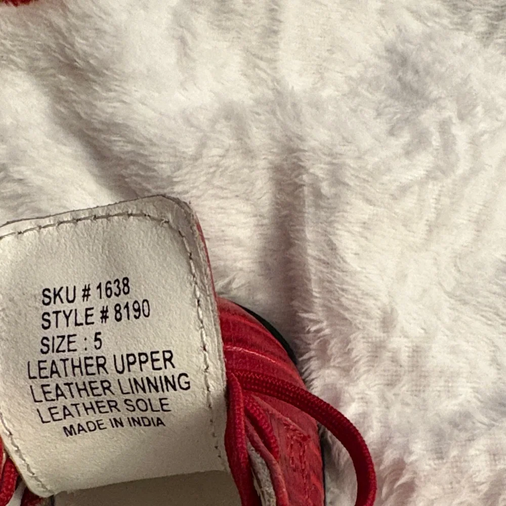 Chic Red Kids Dress Shoes